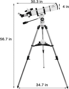 Gskyer Telescope 600x90mm AZ Astronomical Refractor Telescope for Adults Astronomy, German Technology Scope