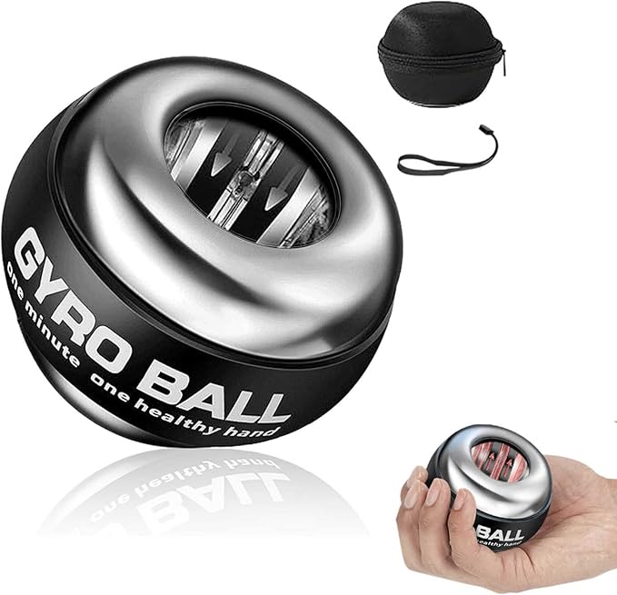 Wrist Trainer Ball Auto Start Wrist Strengthener Gyroscopic Forearm Exerciser Gyro Ball for Strengthen Arms, Fingers, Wrist Bones and Muscles Sportneer Wrist Strengthener