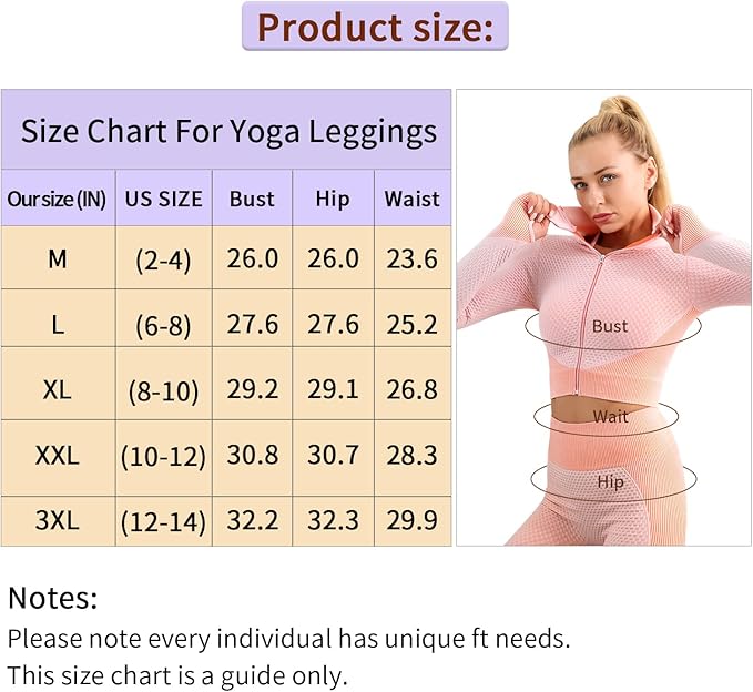 Women's 3pcs Seamless Workout Outfits Sets, Yoga Sportswear Tracksuit Leggings and Stretch Sports Bra Fitness