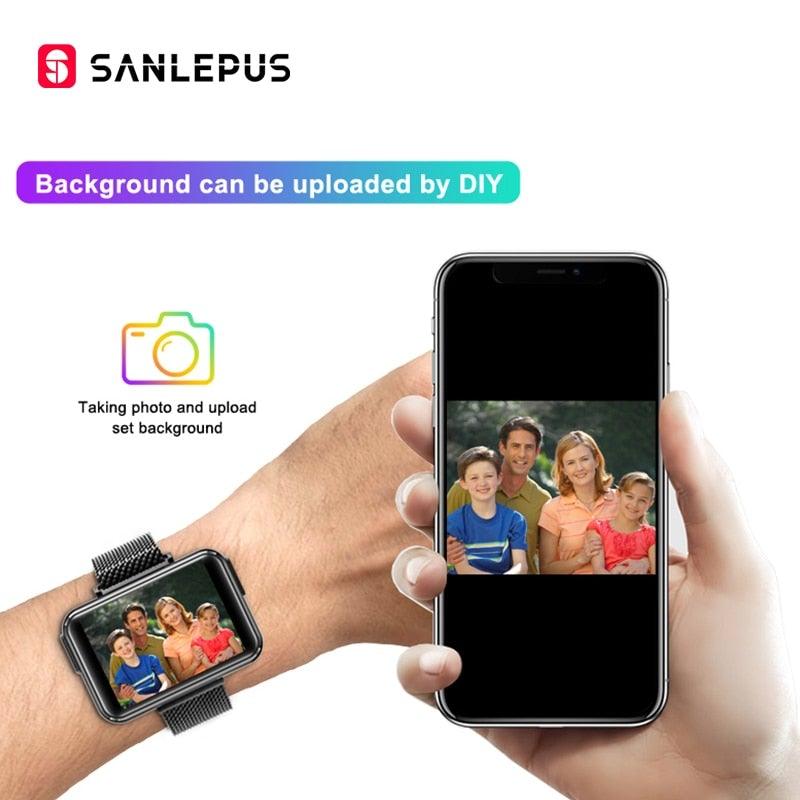 NEW SANLEPUS Smart Watch Men Women Smartwatch With Wireless Headphones Bluetooth Headphones Earbuds Sport Fitness Bracelet - Etyn Online {{ product_tag }}