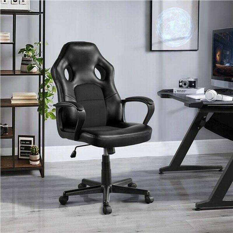 Office Leather Ergonomic Executive Desk Chair Swivel Computer Chair Gaming Chair - Etyn Online {{ product_tag }}