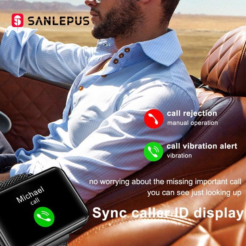 NEW SANLEPUS Smart Watch Men Women Smartwatch With Wireless Headphones Bluetooth Headphones Earbuds Sport Fitness Bracelet - Etyn Online {{ product_tag }}