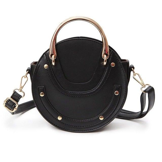 One Mini Shoulder Round Cross-body PU Bag Small - Etyn Online {{ product_tag }}