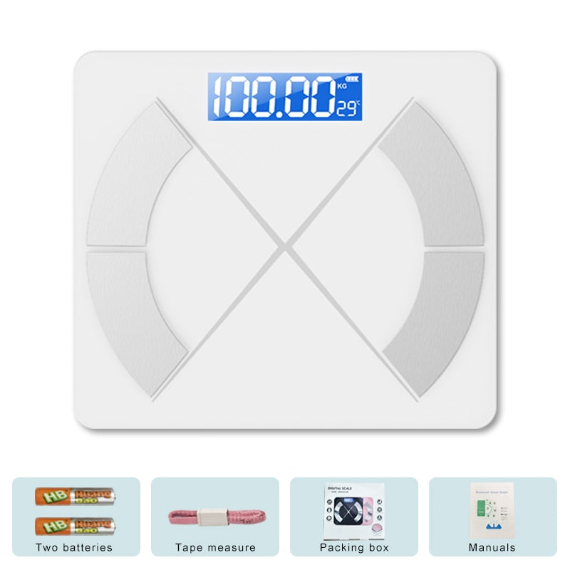 Bluetooth Electronic Scale Body Fat Digital Scale Smart Weight Scale - Etyn Online {{ product_tag Health Care }}