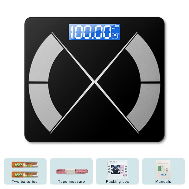 Bluetooth Electronic Scale Body Fat Digital Scale Smart Weight Scale - Etyn Online {{ product_tag Health Care }}