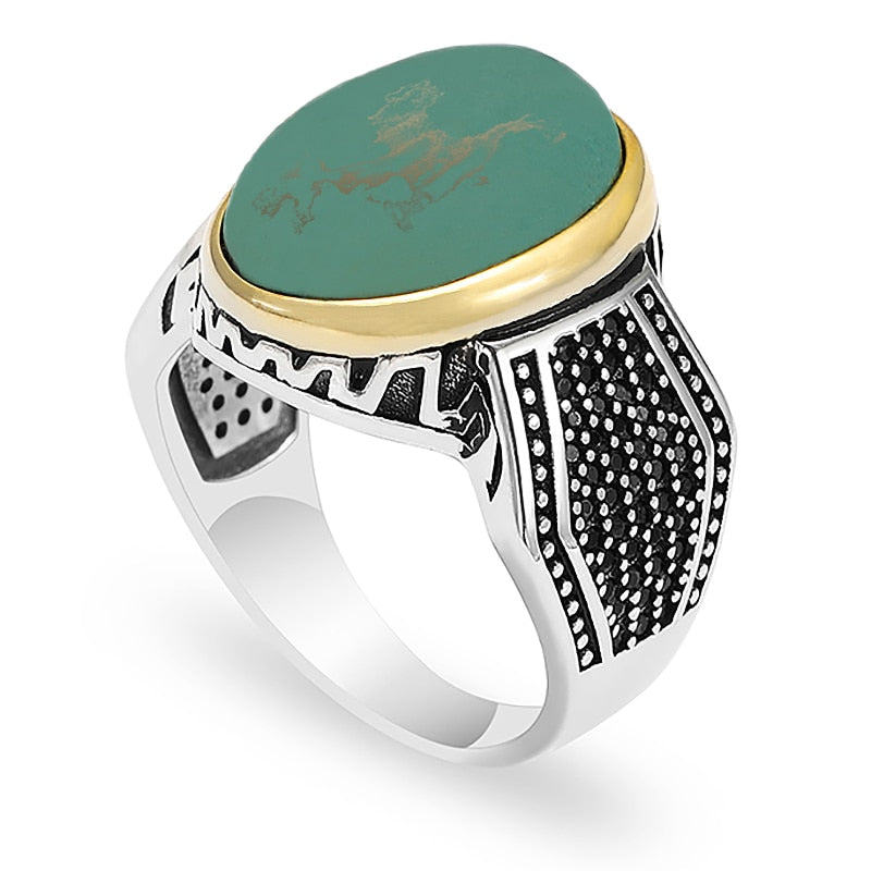 Turkish Handmade Crown Ring Fashion Trend Banquet Jewelry Gifts - Etyn Online {{ product_tag }}