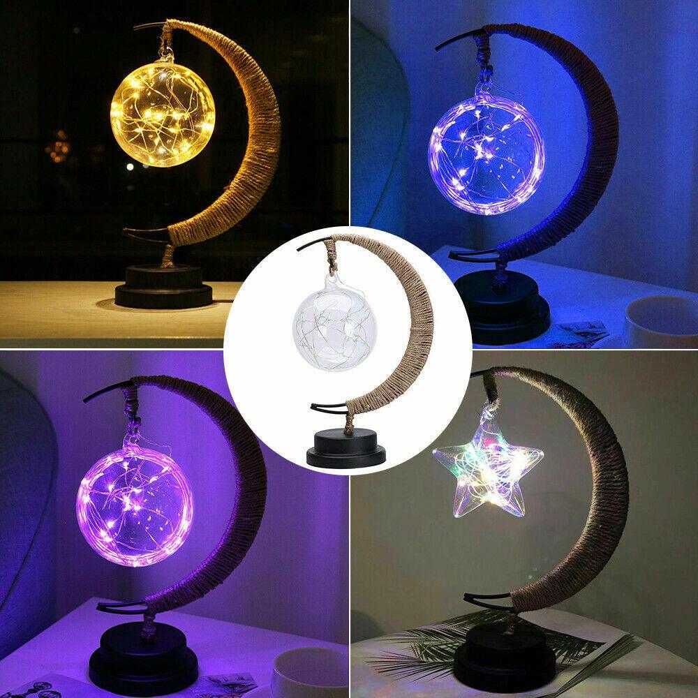 Galaxy Kids Night Light The Enchanted Lunar Twinkling Moon Lamps Bedroom Lights - Etyn Online {{ product_tag }}