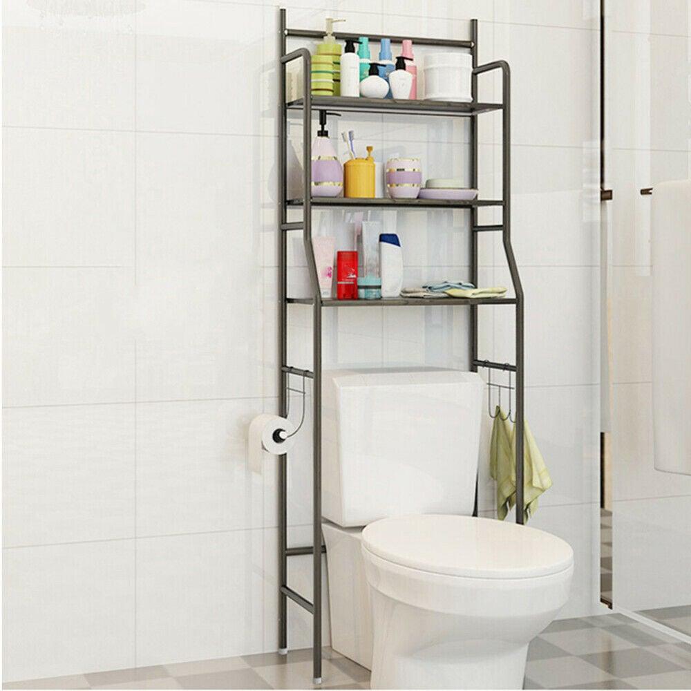 3 Shelf Over The Toilet Bathroom Space Saver Metal Towel Storage Rack Organizer - Etyn Online {{ product_tag }}