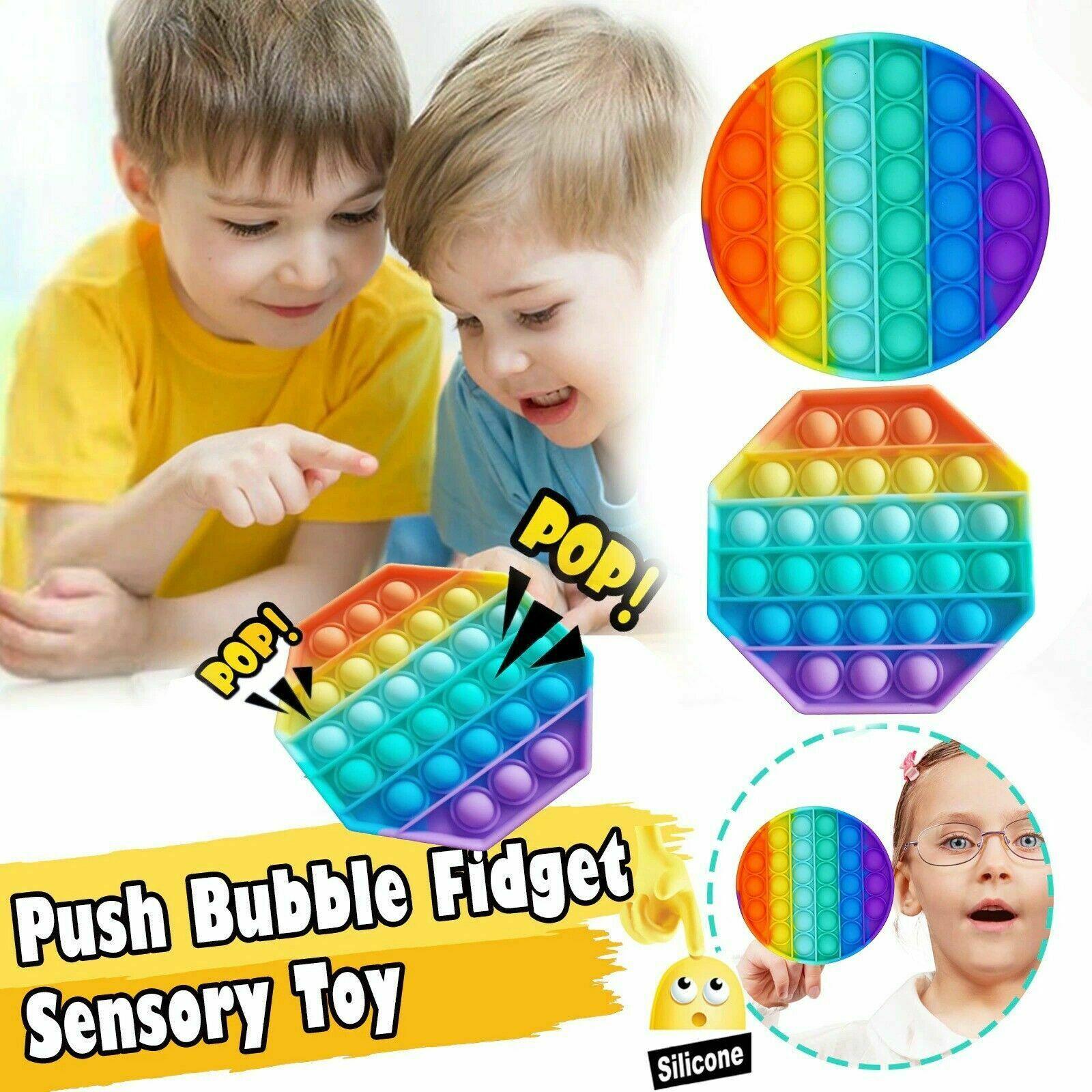 Popit Fidget Toy Push Bubble Sensory Stress Relief Kids Family Games Square Game - Etyn Online {{ product_tag }}